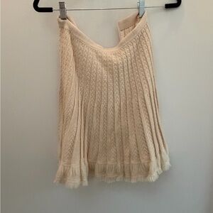 Molli France Cream Knit Skirt